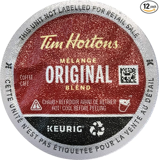 Tim Horton's K-Cup Original 12 Count,Red