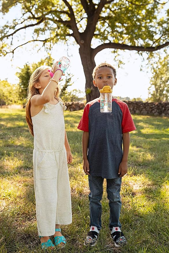 CamelBak Eddy+ Kids Replacement Bite Valves and Straws Accessory Clear, 2-Pack