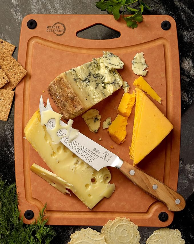 Mercer Culinary Composite Cutting Board 11 3/4" x 9 1/4", with Non Slip Feet and Juice Groove, Small