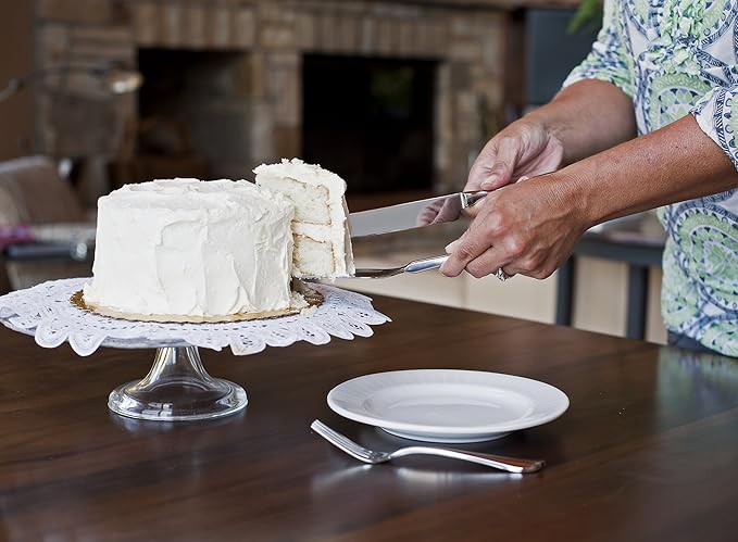 Fortessa Grand City 18/10 Stainless Steel Flatware Cake Server, 10.3-Inch