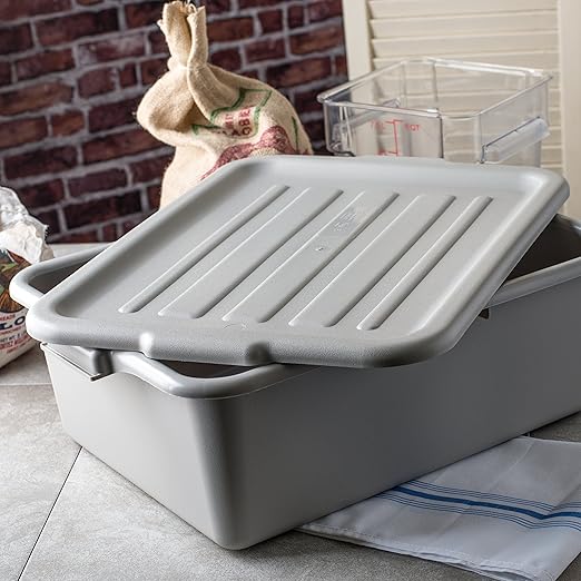 Carlisle FoodService Products 4401223 Comfort Curve Universal Bus/Utility Box Lid, 15" x 20", Gray (Pack of 12)