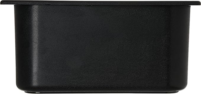 Carlisle FoodService Products CM110203 Coldmaster ABS Third-Size Food Pan, 4 qt. Capacity, 12.68" x 6.89" x 6.01", Black