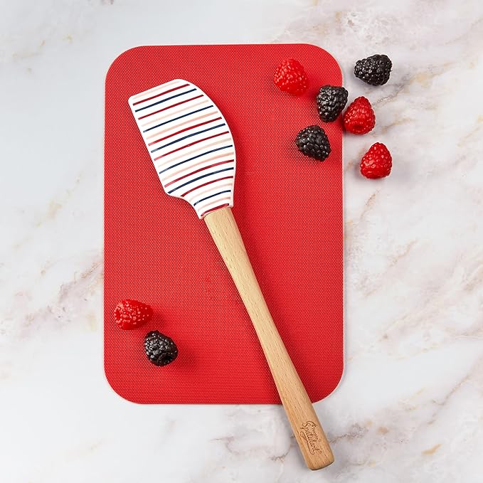 Tovolo Summer Stripes Spatulart Spatula, Kitchen Utensil for Food and Meal Prep, Baking, Mixing, Turning, and More