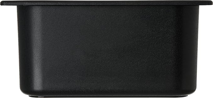 Carlisle FoodService Products CM110103 Coldmaster Insulated Food Pan, 1/2 Size, 6 quart, Black