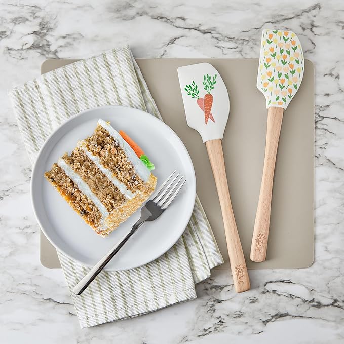 Tovolo Tulip Spatulart Spatula, Kitchen Utensil for Food and Meal Prep, Baking, Mixing, Turning, and More