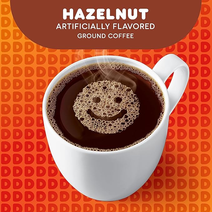 Dunkin' Hazelnut Flavored Coffee, 32 Keurig K-Cup Pods