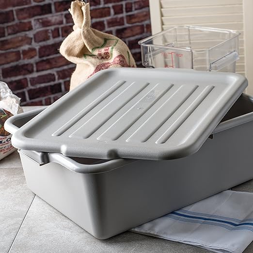 Carlisle FoodService Products 4401223 Comfort Curve Universal Bus/Utility Box Lid, 15" x 20", Gray (Pack of 12)