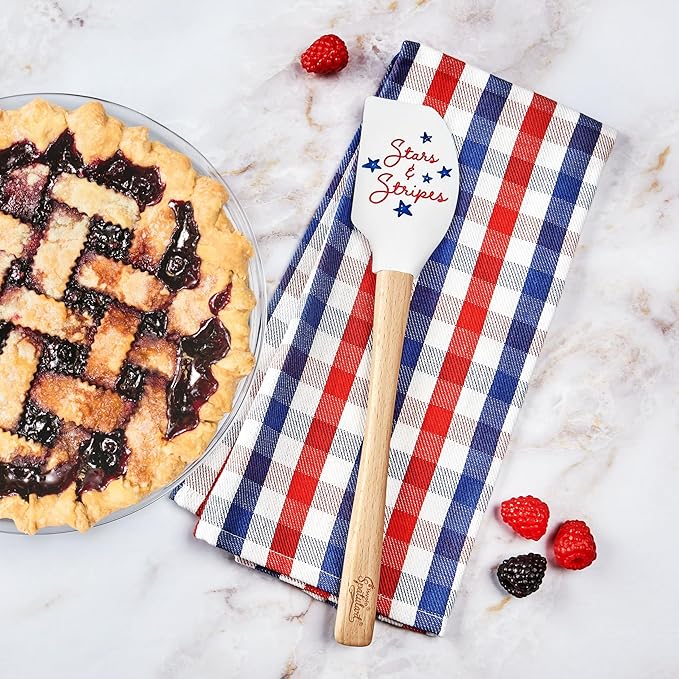 Tovolo Stars & Stripes Spatulart Spatula, Kitchen Utensil for Food and Meal Prep, Baking, Mixing, Turning, and More