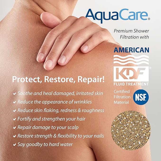 AquaCare 4X High Pressure 10-mode Filter Handheld Shower Head with Dual Power Wash - Clean Tub, Tile & Pets, Remove Chlorine, Metals & Toxins from Water to Protect Skin, Hair & Nails. Chrome Finish