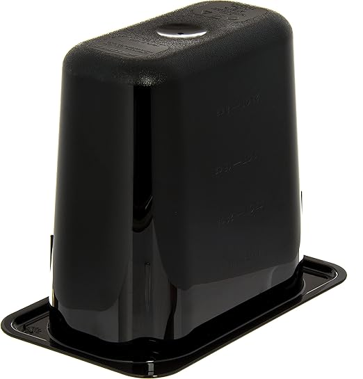 Carlisle FoodService Products High Heat Food Pan, 1/9 Size Food Storage Container for Serving Hot or Cold Food, 1.4 Qt, 6 Count, Black