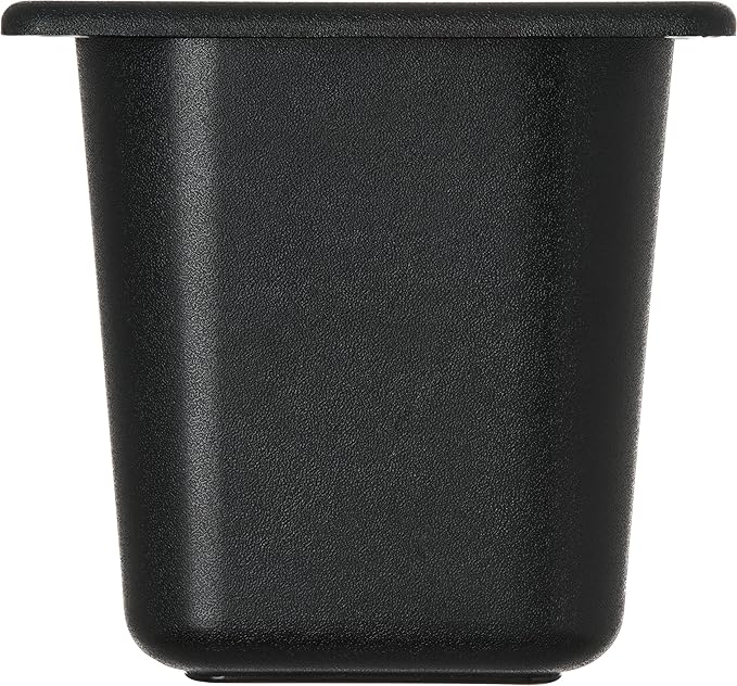 Carlisle CM110403 Coldmaster ABS Sixth-Size Food Pan, 6.84 x 6.25 x 5.91", Black