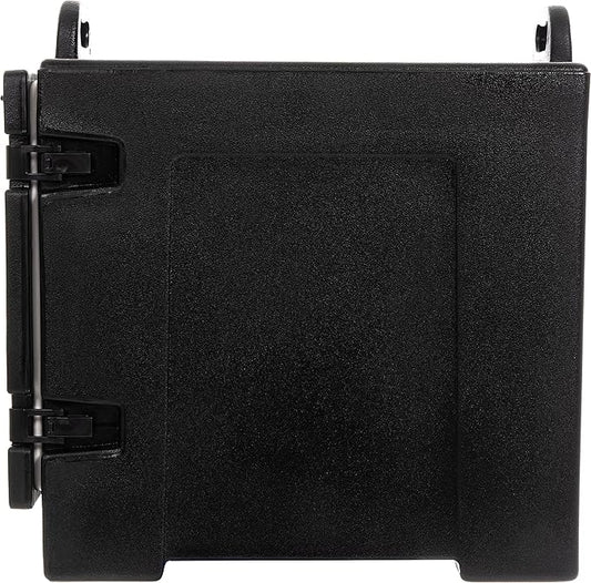 Carlisle FoodService Products Insulated Food Pan Carrier and Warmer, Front-Loading with Handles, Holds 5 Full or 10 Half 2.5" Pans (Sold Separately) with Rugged PE Shell and PU Insulation, Black