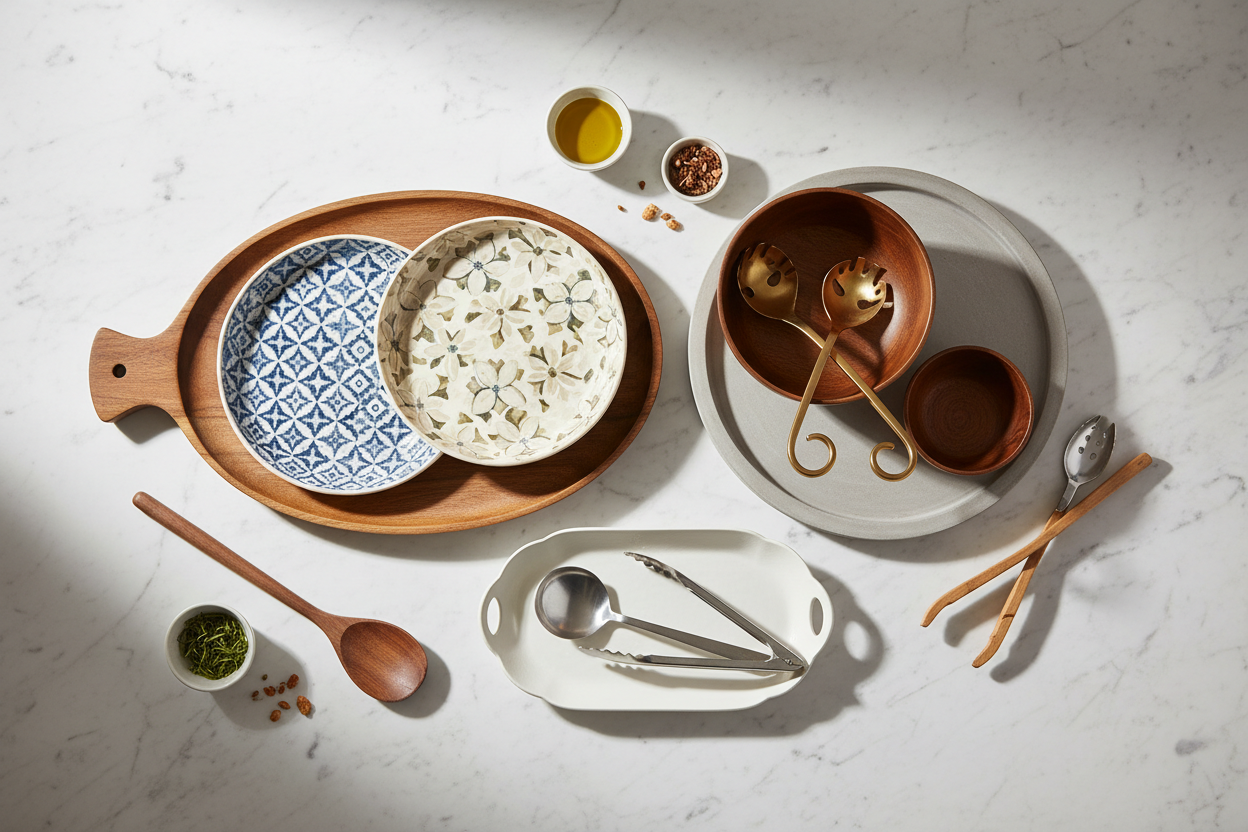 Serving TraysPlattersSalad BowlsServing Utensils