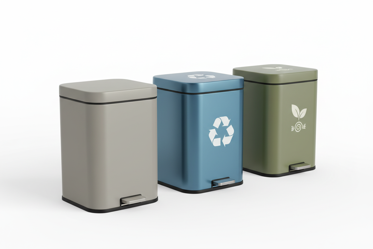 Trash CansRecycling BinsCompost Bins